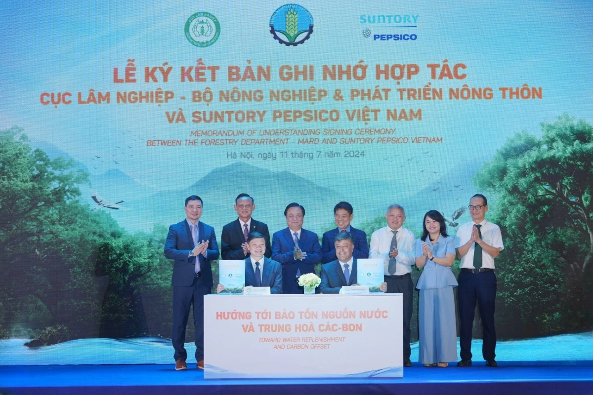 Suntory Pepsico Việt Nam thúc đẩy giáo dục về nguồn nước