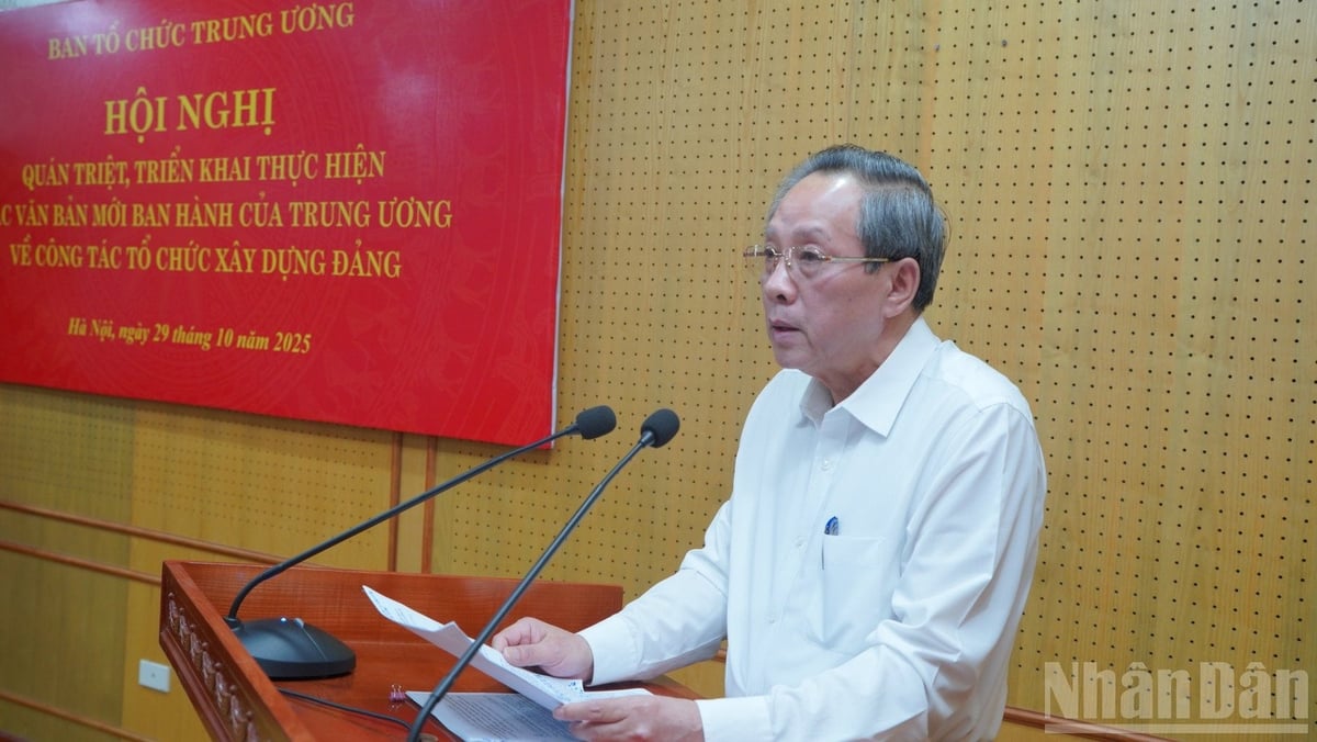 Đảng ủy Cục Quản lý tài nguyên nước tham dự Hội nghị trực tuyến quán triệt văn bản mới về công tác tổ chức xây dựng Đảng