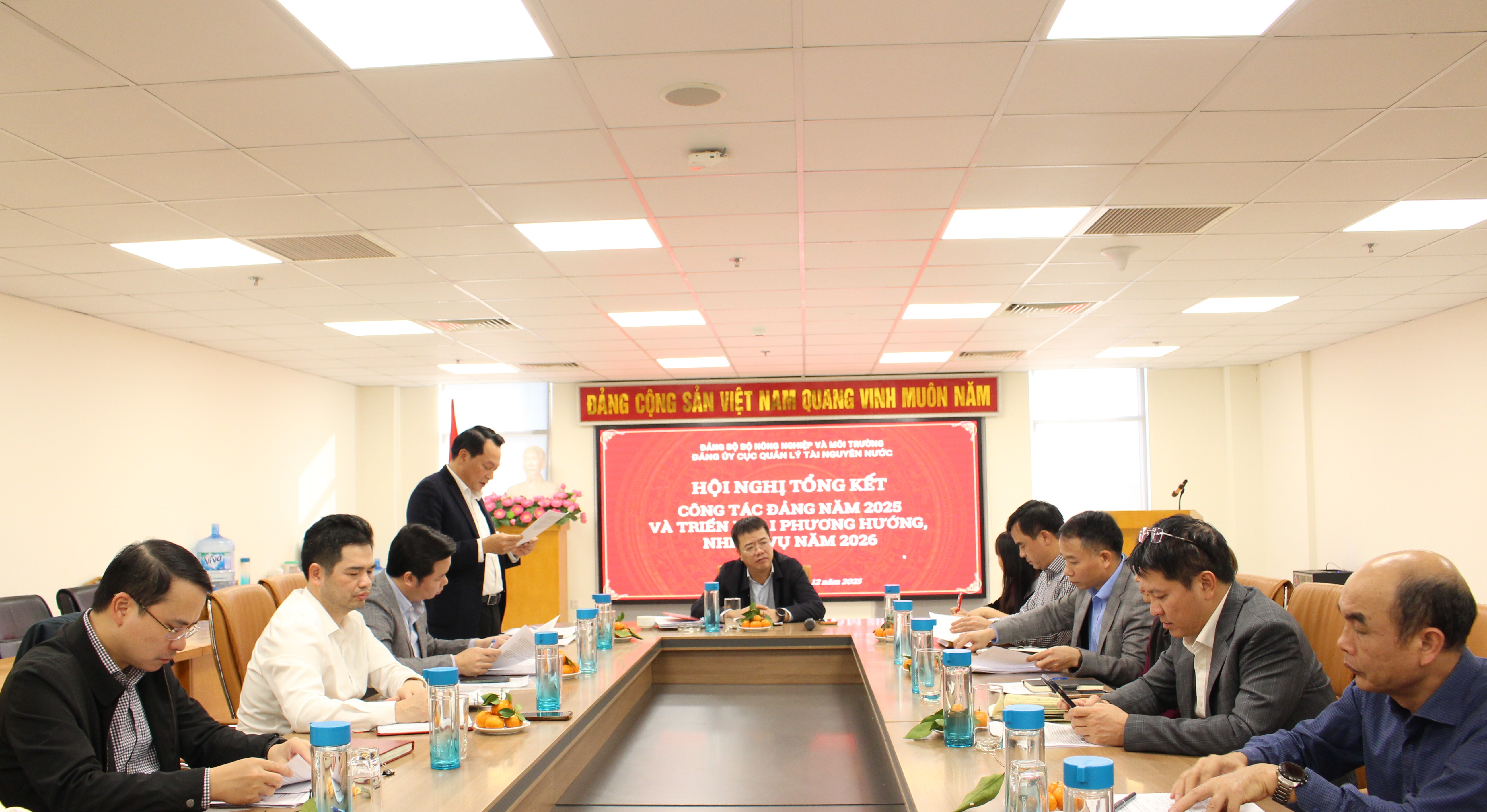 Đảng ủy Cục Quản lý tài nguyên nước tổng kết công tác Đảng năm 2025, triển khai nhiệm vụ năm 2026