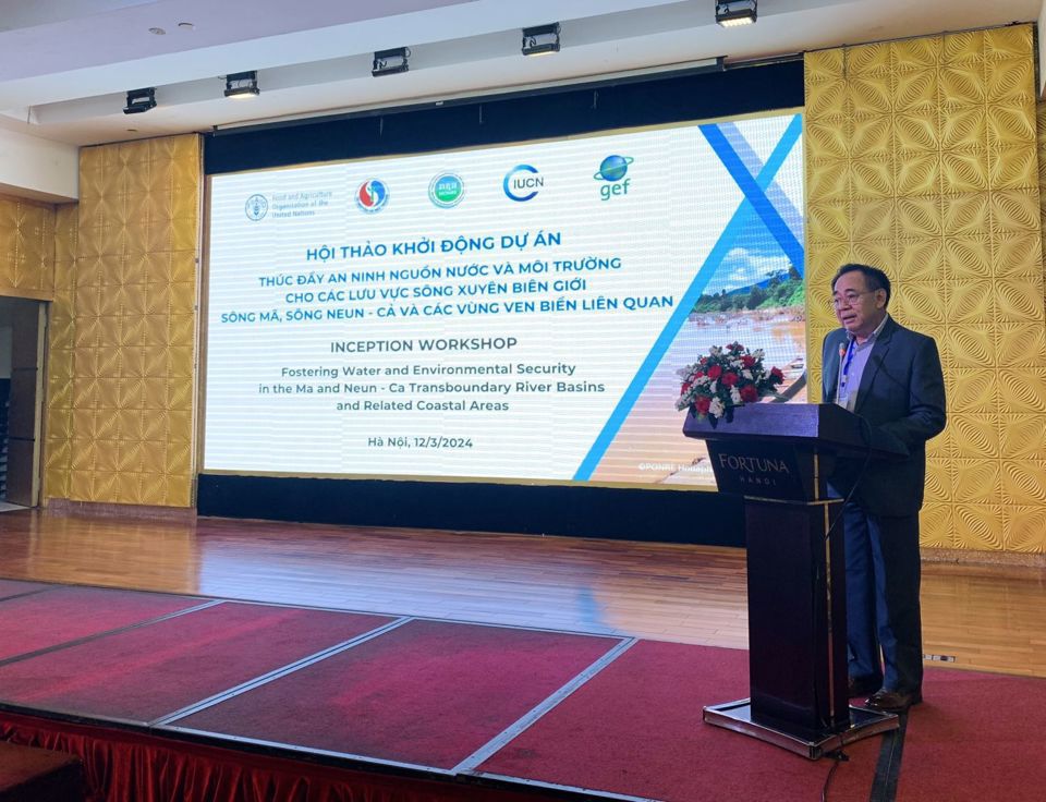 Launching a bilateral collaboration project between the Lao People’s Democratic Republic and Viet Nam on strengthening integrated water resources management and ecosystems health in the Neun-Ca and Ma river basins.